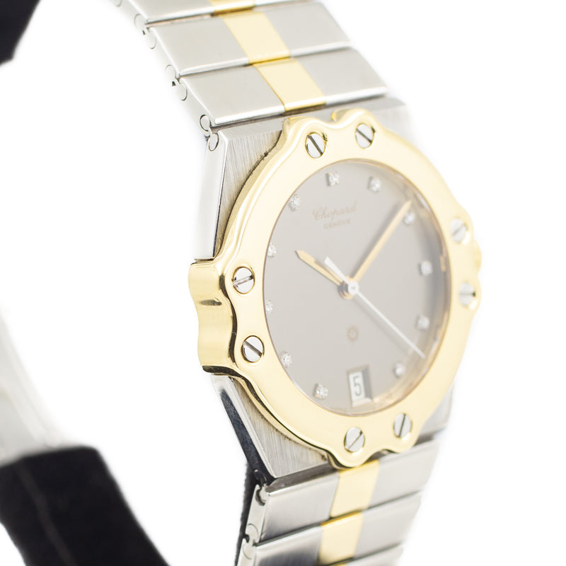 Chopard St Moritz in 18K Gold & Steel