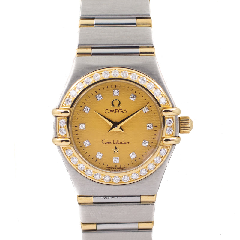 Omega Constellation Quartz in Steel and Gold