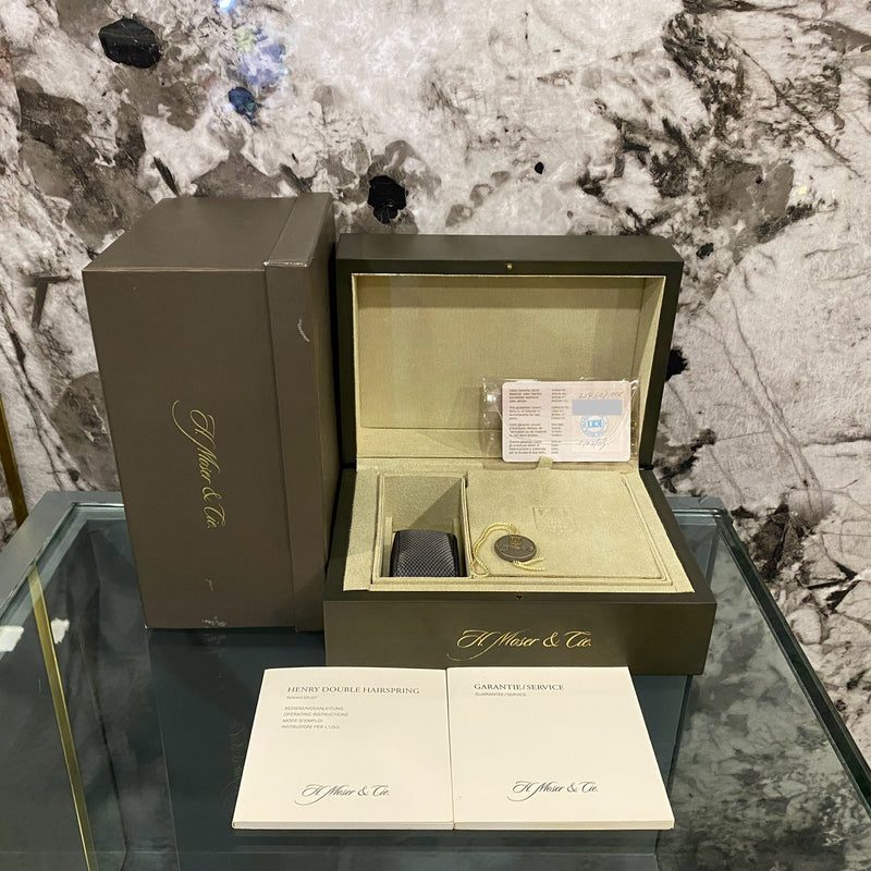 H.Moser & Cie Henry Double Hairspring in 18K Rose Gold