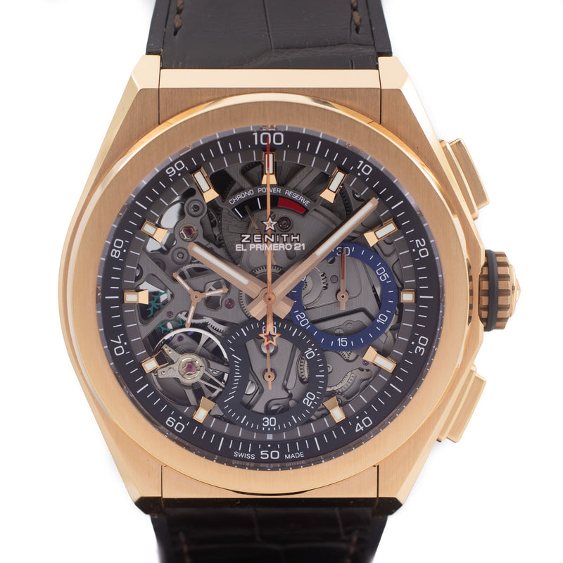 Zenith Defy El Primero 21 in 18K Rose Gold