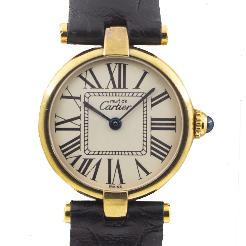 Cartier Gold Mantel Tank Vermeil 925