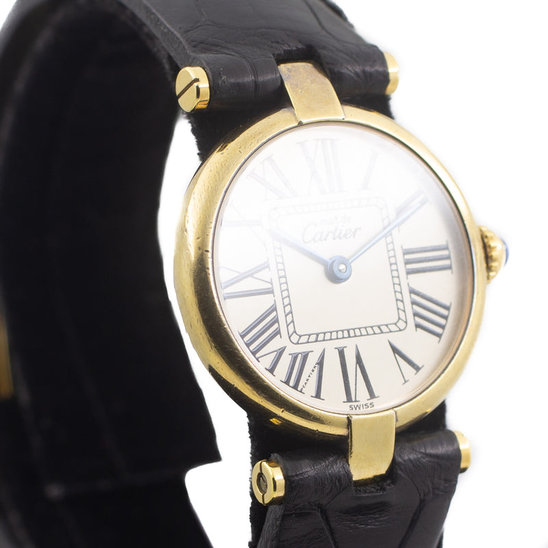 Cartier Gold Mantel Tank Vermeil 925