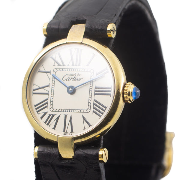 Cartier Gold Mantel Tank Vermeil 925
