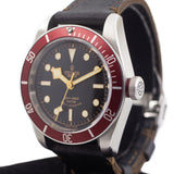 Tudor Heritage Black Bay Burgundy "Rose Logo"