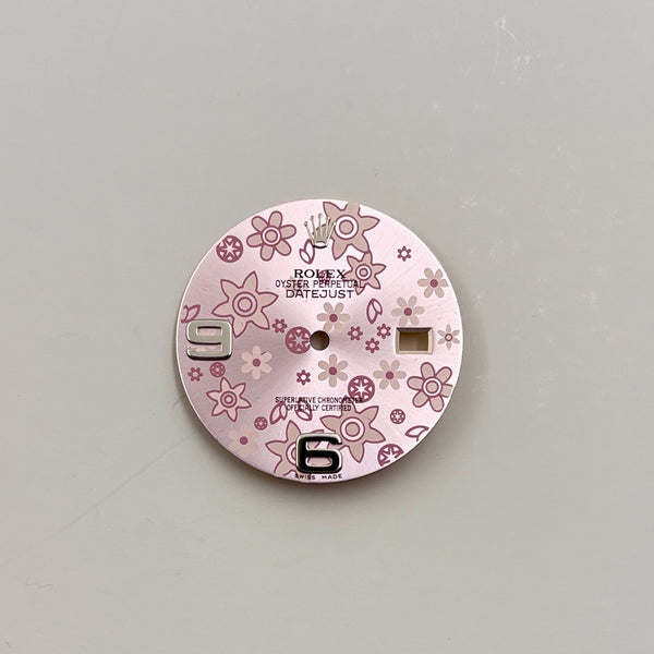 Authentic Rolex Datejust 36 Floral Pink Dial
