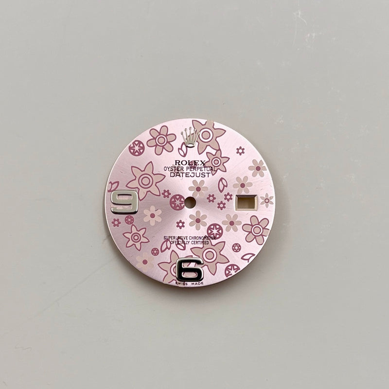 Authentic Rolex Datejust 36 Floral Pink Dial