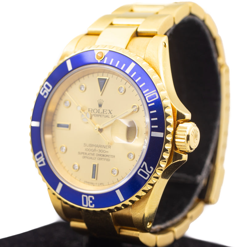 Rolex Submariner Date in 18k Yellow Gold