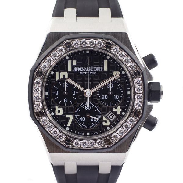 Audemars Piguet ROO Ladies Chronograph w/Factory Diamond Bezel