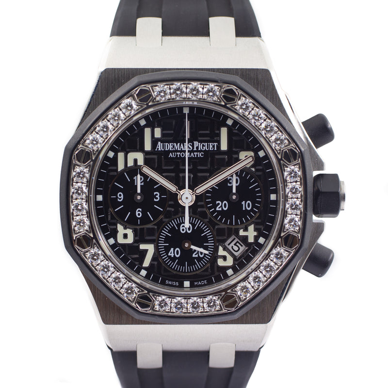 Audemars Piguet ROO Ladies Chronograph w/Factory Diamond Bezel