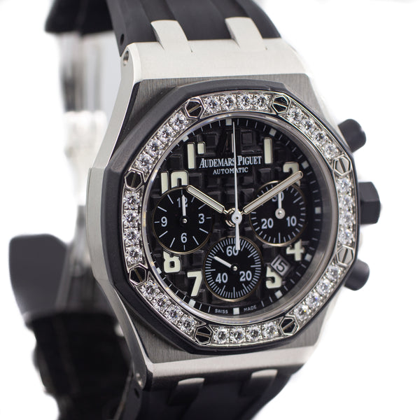 Audemars Piguet ROO Ladies Chronograph w/Factory Diamond Bezel