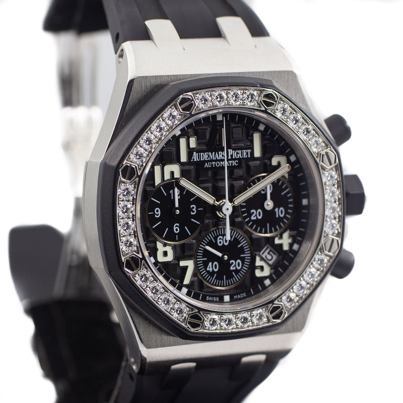Audemars Piguet ROO Ladies Chronograph w/Factory Diamond Bezel