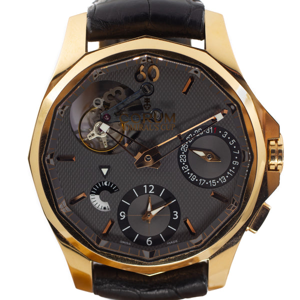 Corum Admirals Cup Tourbillon GMT in 18K Rose Gold