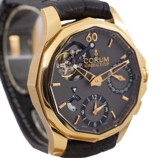 Corum Admirals Cup Tourbillon GMT in 18K Rose Gold