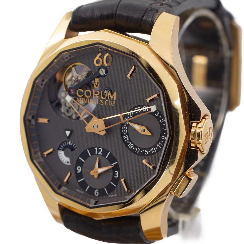 Corum Admirals Cup Tourbillon GMT in 18K Rose Gold
