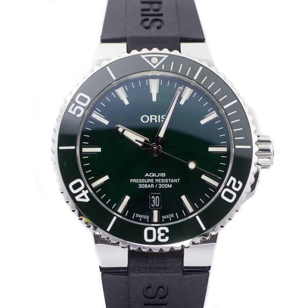 ORIS Aquis Date 'Green'