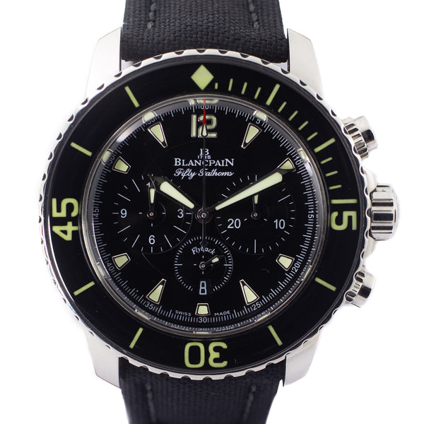 Blancpain Fifty Fathoms Chronograph Flyback in Steel