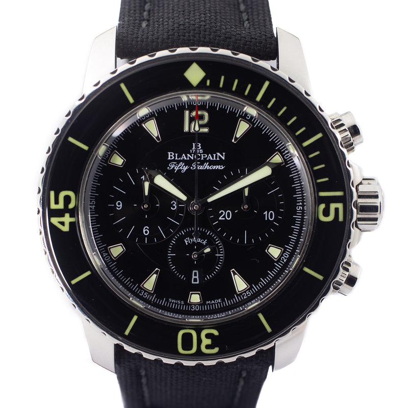 Blancpain Fifty Fathoms Chronograph Flyback in Steel