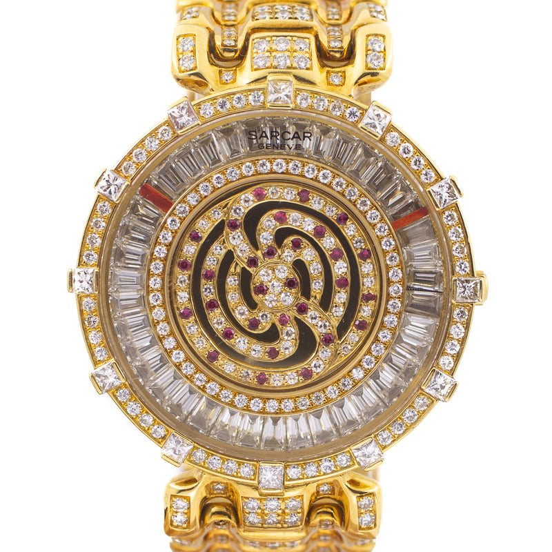 Sarcar Geneve Magic Moon in 18K Yellow Gold
