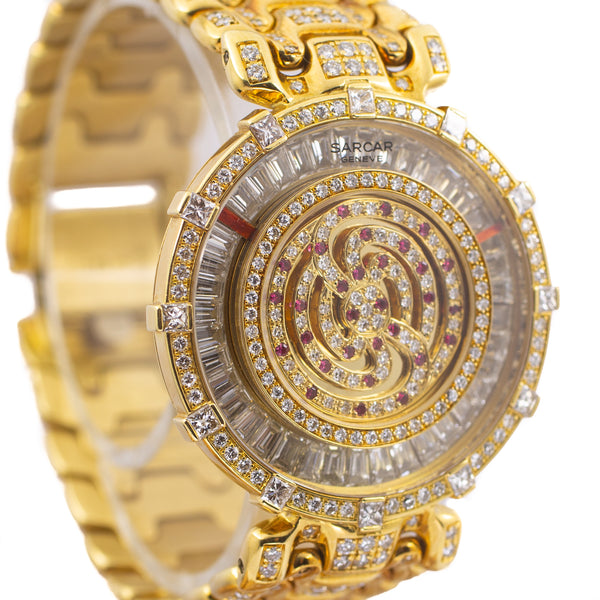 Sarcar Geneve Magic Moon in 18K Yellow Gold