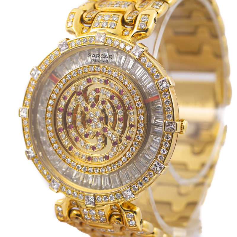 Sarcar Geneve Magic Moon in 18K Yellow Gold