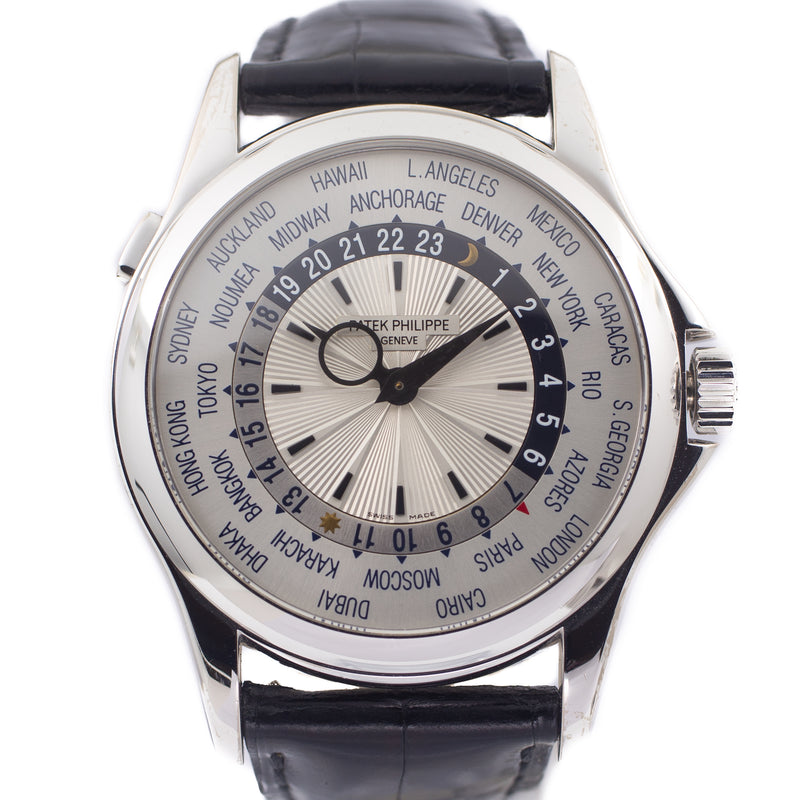 Patek Philippe World Time in 18K White Gold