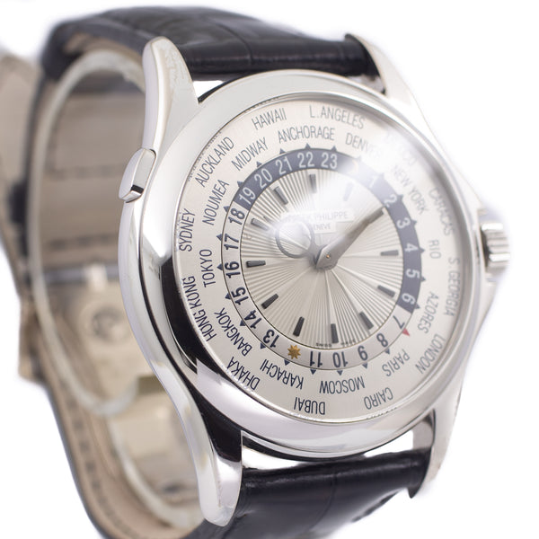 Patek Philippe World Time in 18K White Gold
