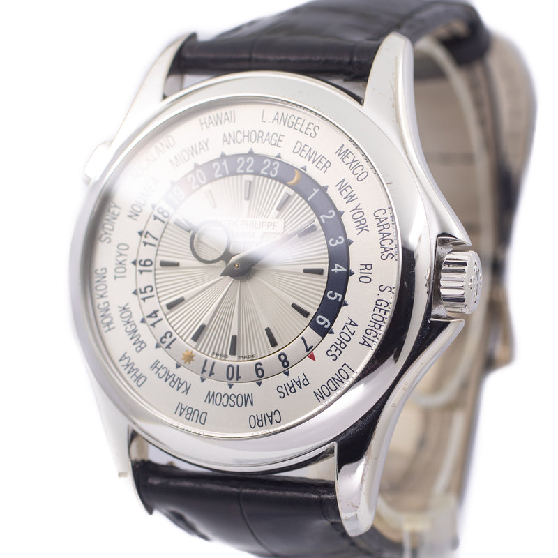 Patek Philippe World Time in 18K White Gold