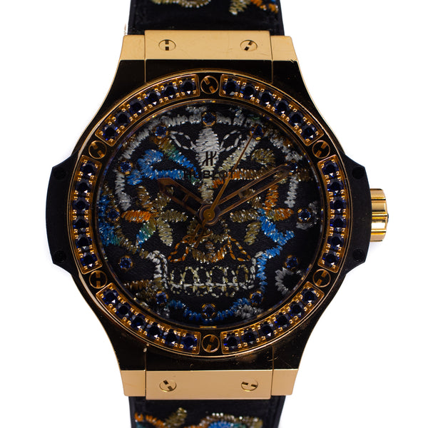 Hublot Big Bang Broderie Sugar Skull Rose Gold