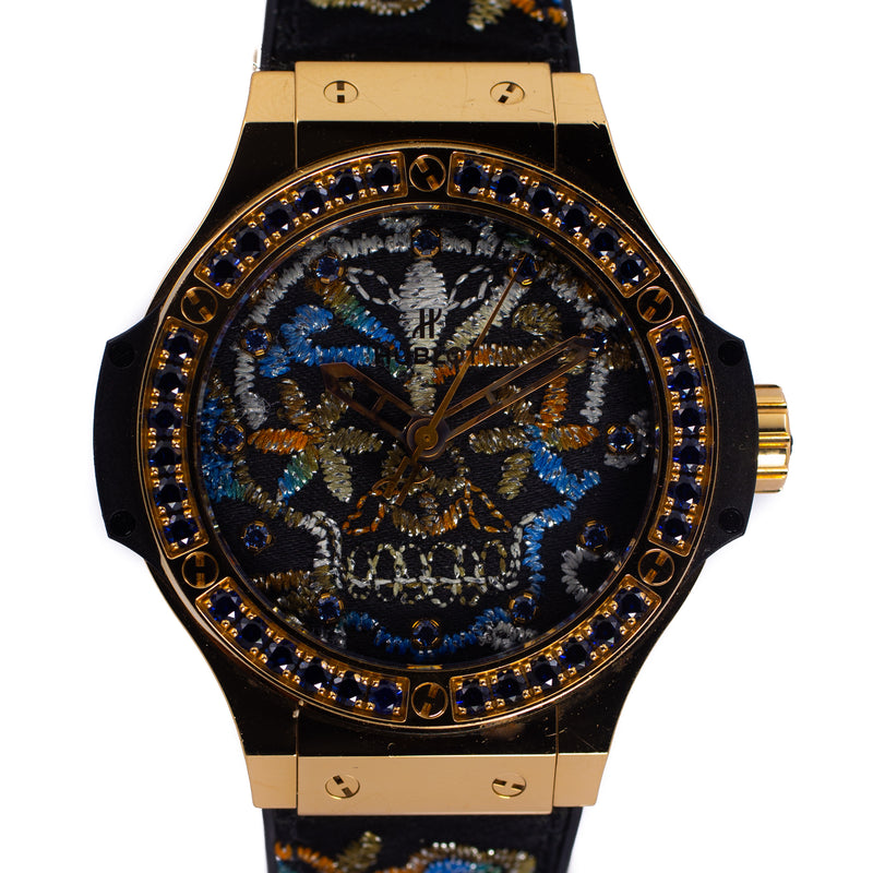Hublot Big Bang Broderie Sugar Skull Rose Gold