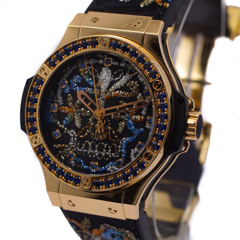 Hublot Big Bang Broderie Sugar Skull Rose Gold