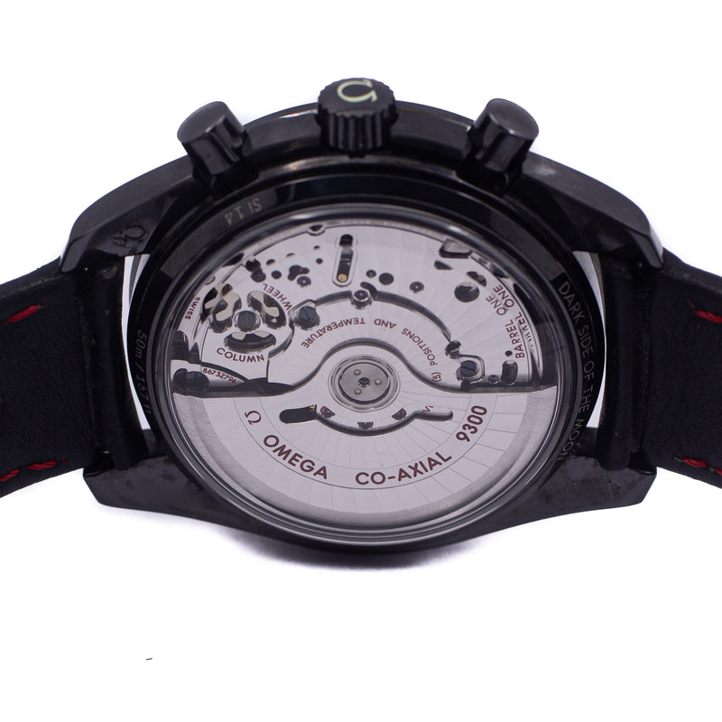 Omega Moonwatch Speedmaster Co‑Axial "Dark Side Of The Moon" Pitch Black