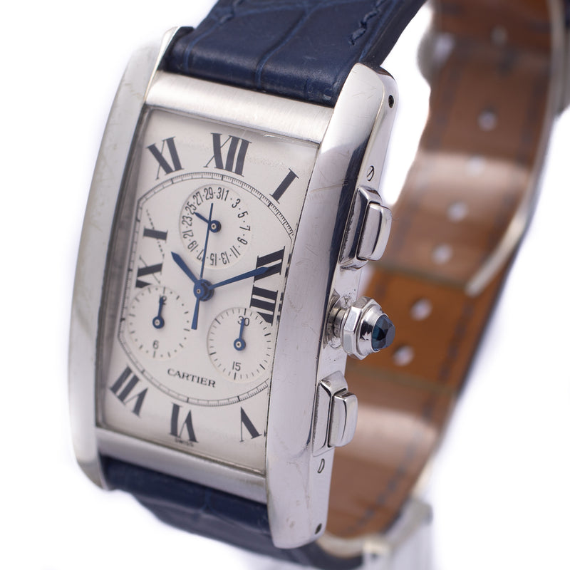 Cartier Tank Américaine in 18K White Gold