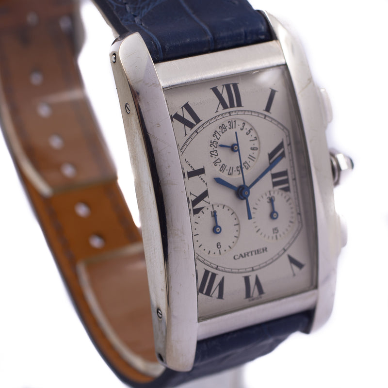 Cartier Tank Américaine in 18K White Gold