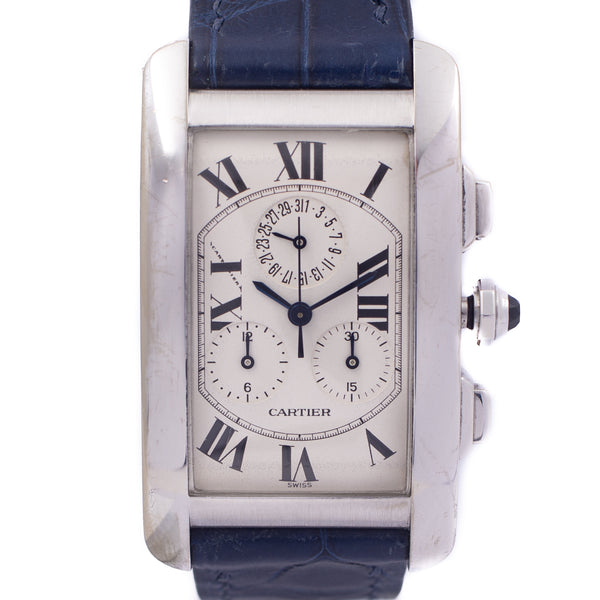 Cartier Tank Américaine in 18K White Gold