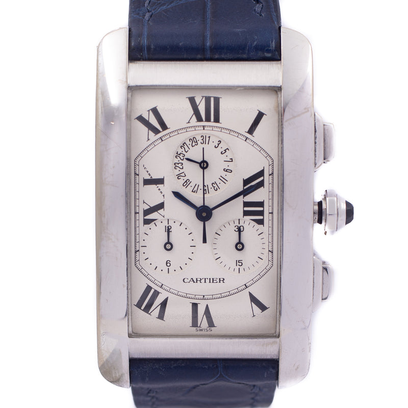 Cartier Tank Américaine in 18K White Gold