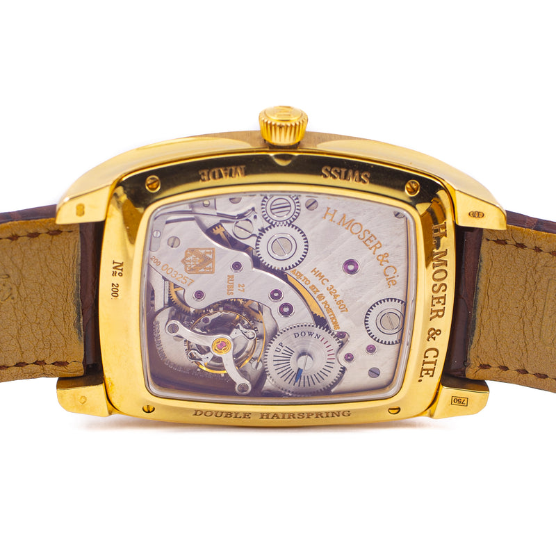 H.Moser & Cie Henry Double Hairspring in 18K Rose Gold