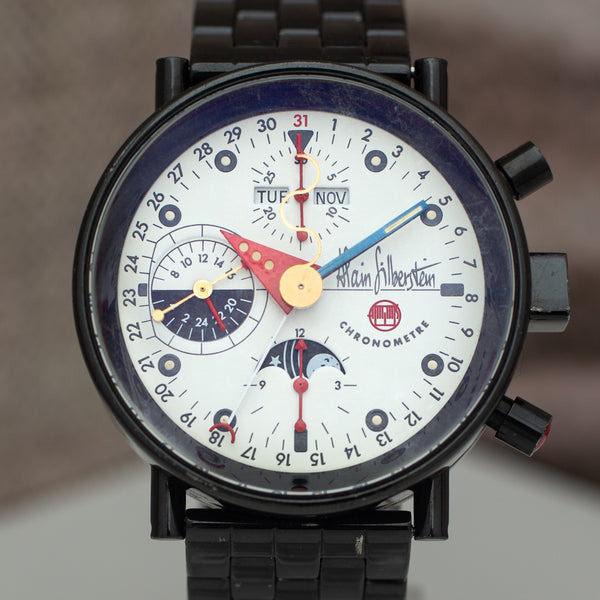 Alain Silberstein Krono II Bauhaus Triple Calendar Moon Phase Limited Edition