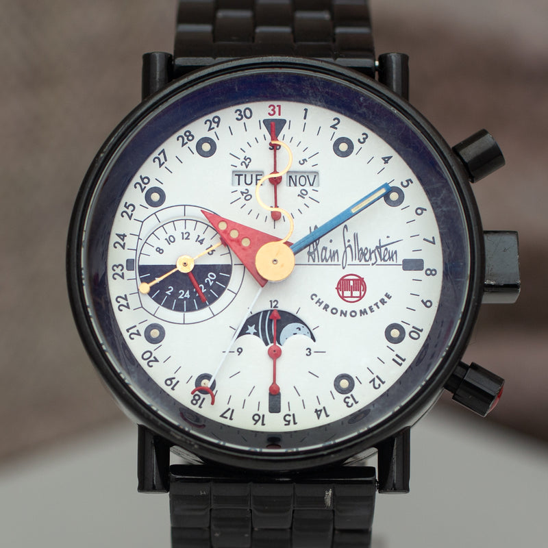 Alain Silberstein Krono II Bauhaus Triple Calendar Moon Phase Limited Edition