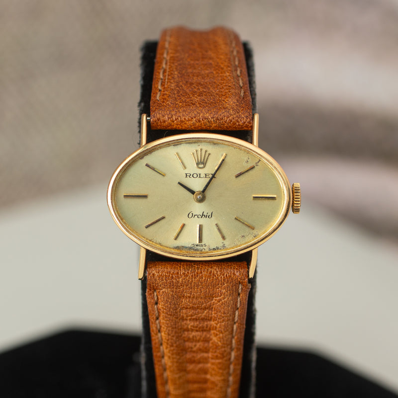 Rolex Orchid in 18k Yellow Gold