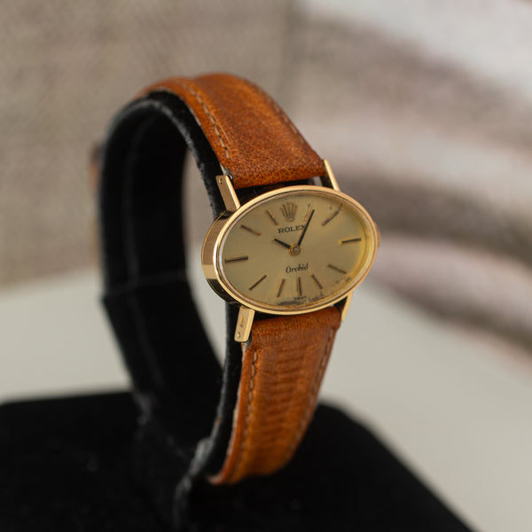 Rolex Orchid in 18k Yellow Gold