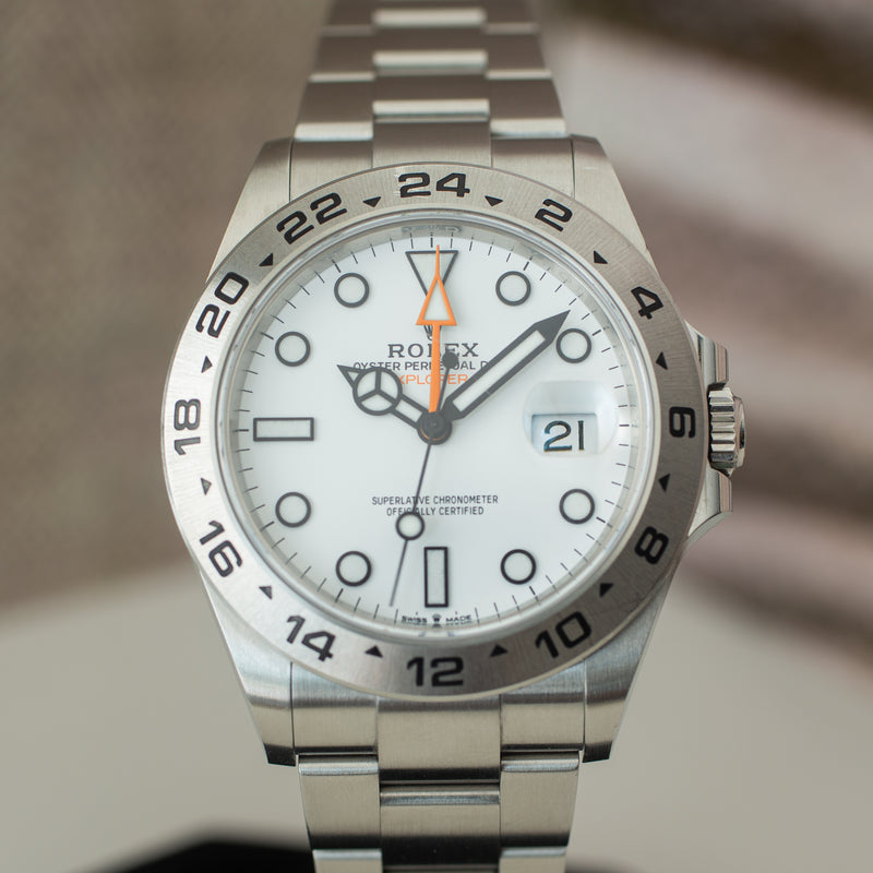 Rolex Explorer II 42 White Dial