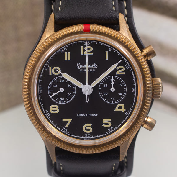 Hanhart X The Rake & Revolution Bronze 417 Chronograph