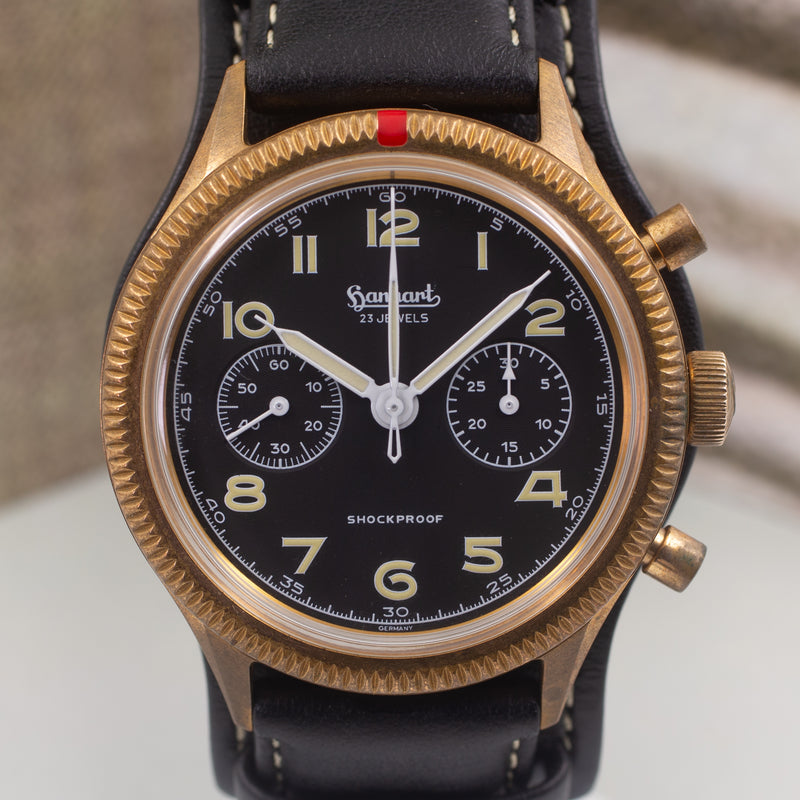 Hanhart X The Rake & Revolution Bronze 417 Chronograph