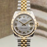 Rolex Datejust 31 Mop Dial in Yellow Gold/Steel