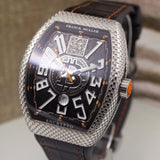 Franck Muller Vanguard Encrypto Steampunk Steel