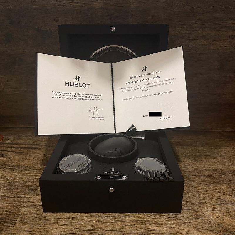 Hublot Big Bang Integral All Black 42mm in Ceramic Limited Edition