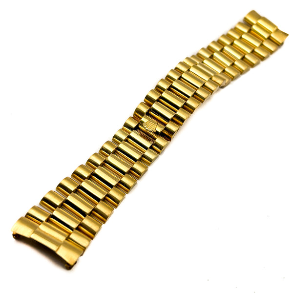 Authentic Rolex 18k Yellow Gold President Bracelet