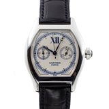 Cartier Tortue Monopoussoir Chronograph in White Gold