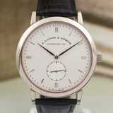A.Lange & Sohne Saxonia in White Gold