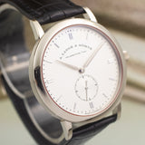 A.Lange & Sohne Saxonia in White Gold